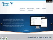 Tablet Screenshot of clinicalstudio.com